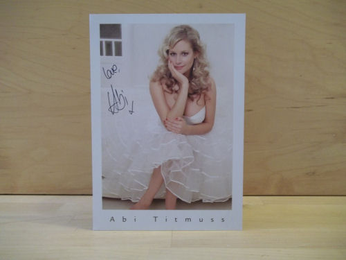 Abi Titmuss Signed Colour Photo