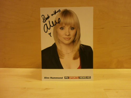 Alex Hammond Signed Colour Photo