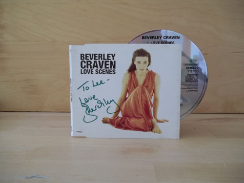 Beverley Craven Signed CD Single Cover