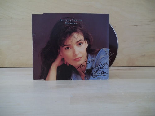 Beverley Craven Signed CD Single Cover
