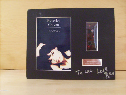 Beverley Craven Signed Film Mount