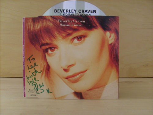 Beverley Craven Signed CD Single Cover