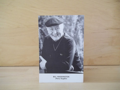 Bill Waddington Signed Black and White Photo