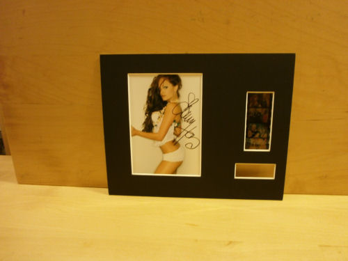 Christy Hemme Signed Film Mount