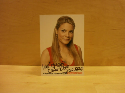 Charlotte Jackson Signed Colour Photo Charlotte Jackson Signed Colour Photo