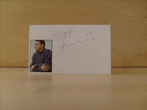 Carl Serrant Signed White Card