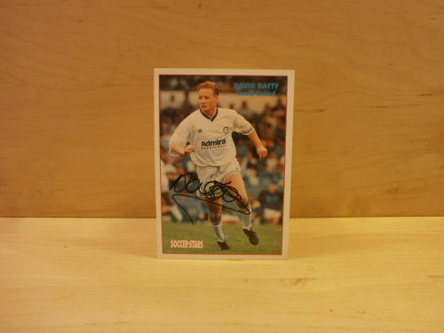 David Batty Signed Colour Photo