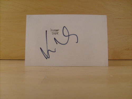 Kieron Dyer Signed White Card