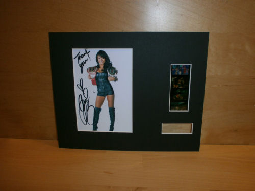 Gail Kim Signed Film Mount