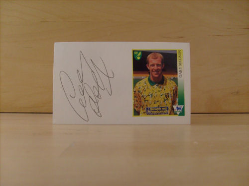 Gary Megson Signed White Card Gary Megson Signed White Card