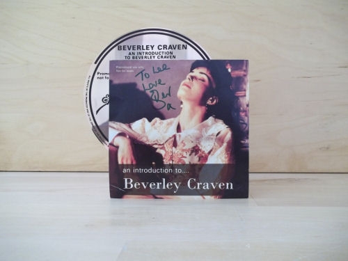 Beverley Craven Signed CD Cover