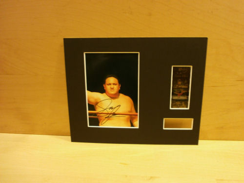Samoa Joe Signed Film Mount Samoa Joe Signed Film Mount