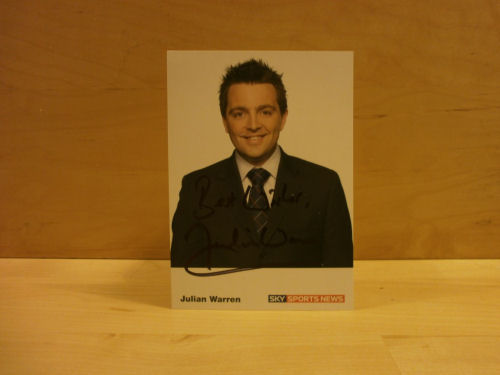 Julian Warren Signed Colour Photo