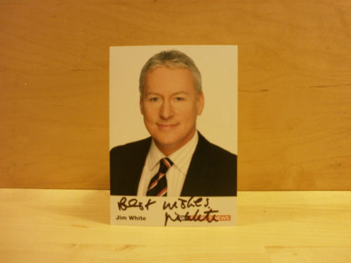 Jim White Signed Colour Photo Jim White Signed Colour Photo