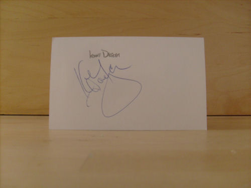 Kenny Dalglish Signed White Card Kenny Dalglish Signed White Card