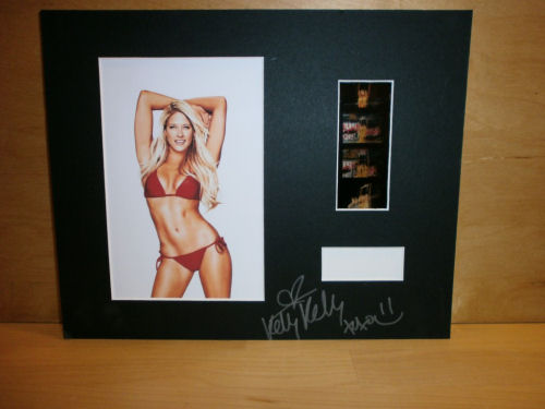 Kelly Kelly Signed Film Mount