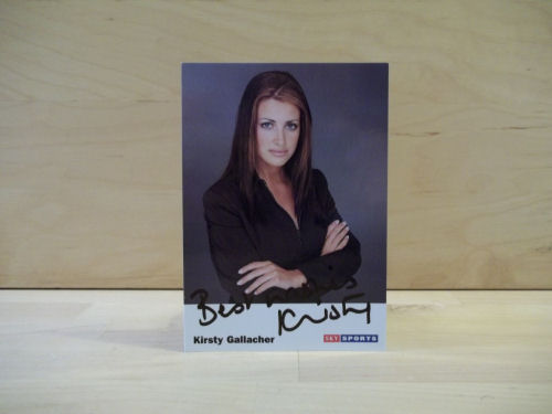 Kirsty Gallacher Signed Colour Photo Kirsty Gallacher Signed Colour Photo