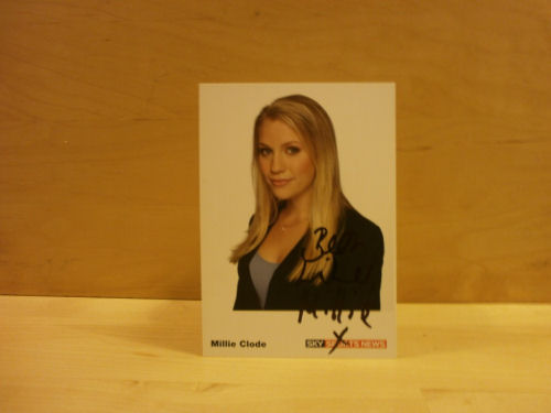 Millie Clode Signed Colour Photo