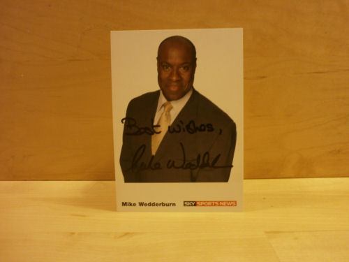 Mike Wedderburn Signed Colour Photo