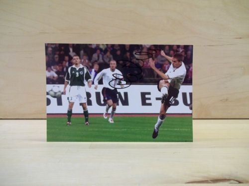 Michael Owen Signed Colour Photo