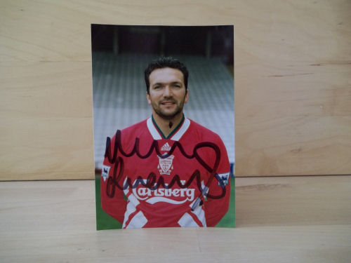 Neil Ruddock Signed Colour Photo