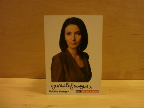 Natalie Sawyer Signed Colour Photo