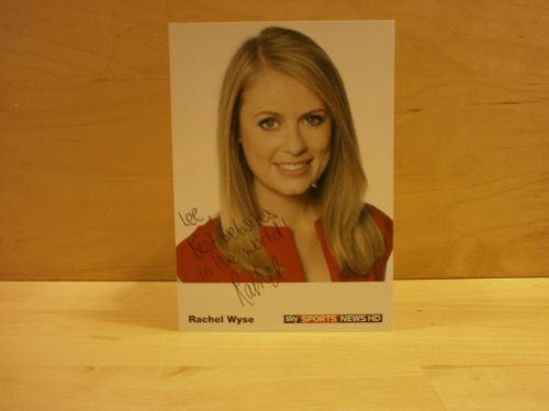 Rachel Wyse Signed Colour Photo