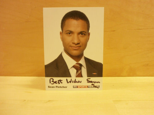 Sean Fletcher Signed Colour Photo Sean Fletcher Signed Colour Photo