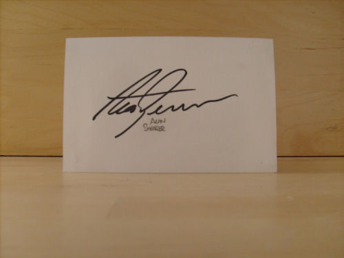 Alan Shearer Signed White Card Alan Shearer Signed White Card