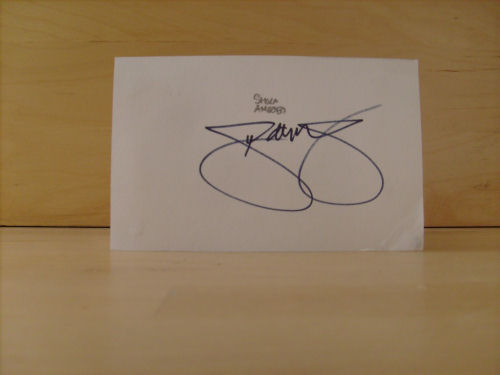 Shola Ameobi Signed White Card Shola Ameobi Signed White Card