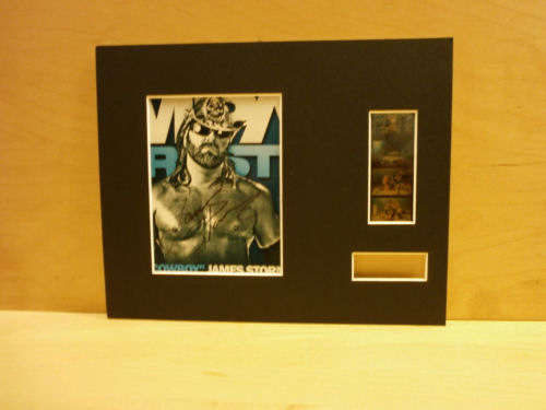 James Storm Signed Film Mount