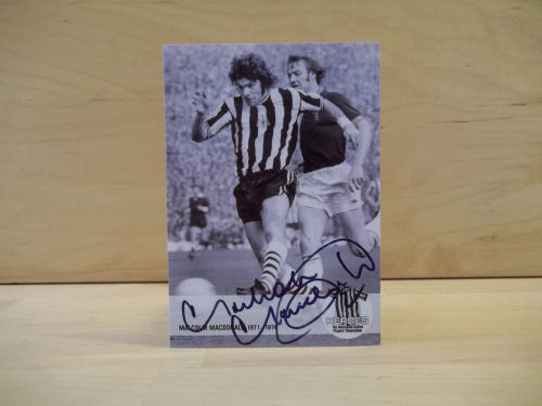 Malcolm Macdonald Signed Black and White Photo Malcolm Macdonald Signed Black and White Photo