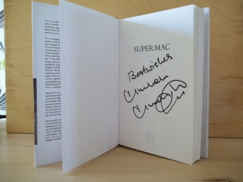 Malcolm Macdonald Signed Book Malcolm Macdonald Signed Book