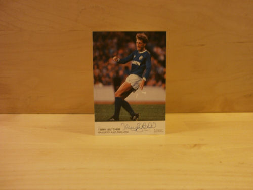 Terry Butcher Signed Colour Photo