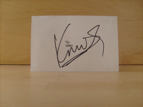 Tim Krul Signed White Card Tim Krul Signed White Card