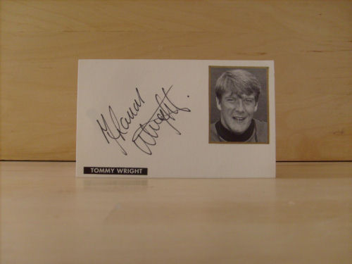 Tommy Wright Signed White Card Tommy Wright Signed White Card