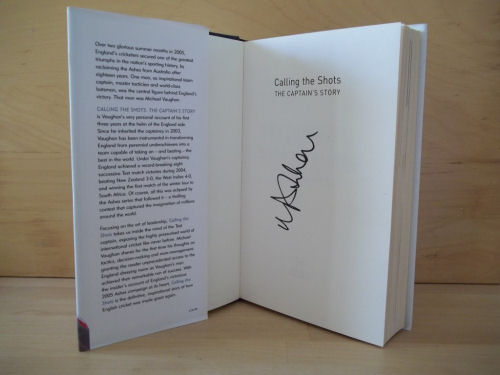 Michael Vaughan Signed Book
