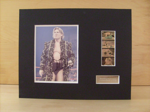 William Regal Signed Film Mount William Regal Signed Film Mount
