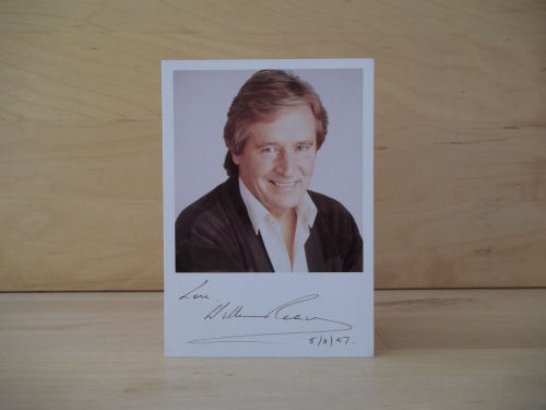 William Roache Signed Colour Photo
