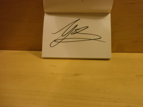 AJ Styles Signed Impact Booklet AJ Styles Signed Impact Booklet