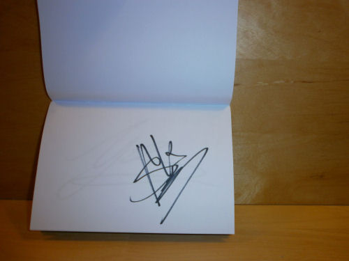 Alex Shelley Signed Impact Booklet