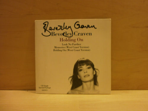 Beverley Craven Signed Vinyl Single Cover