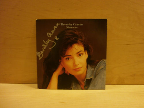 Beverley Craven Signed Vinyl Single Cover