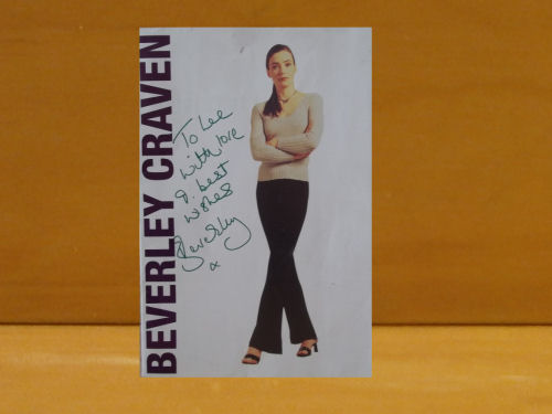 Beverley Craven Signed Tour Programme