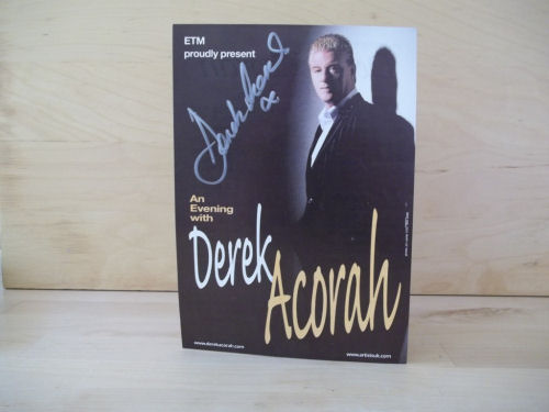 Derek Acorah Signed Flyer