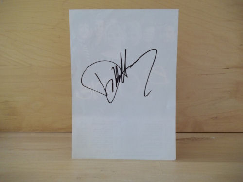 Debbie Harry Signed Blondie Tour Flyer
