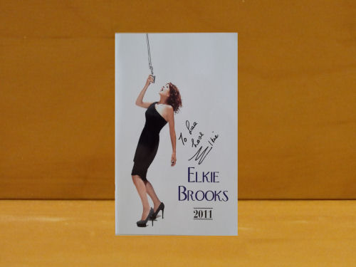 Elkie Brooks Signed Tour Programme Elkie Brooks Signed Tour Programme