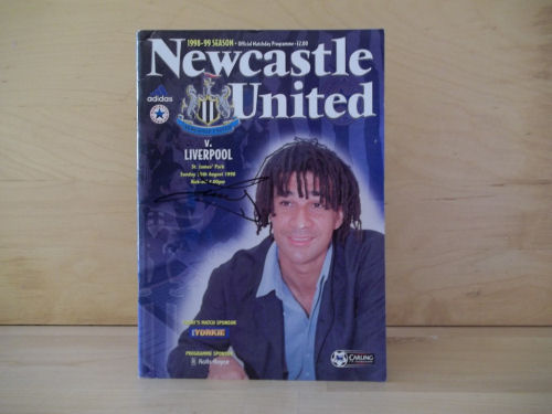 Ruud Gullit Signed Football Programme Ruud Gullit Signed Football Programme