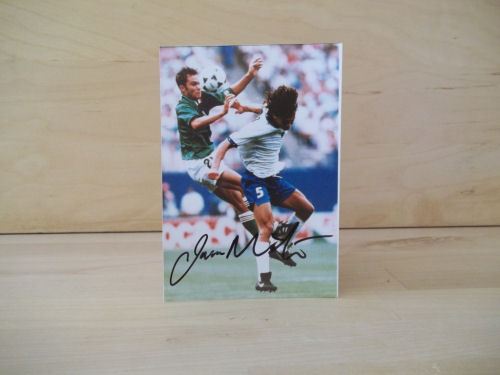 Jason McAteer Signed Colour Photo Jason McAteer Signed Colour Photo