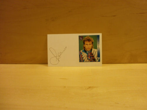 Dmitri Kharine Signed White Card Dmitri Kharine Signed White Card